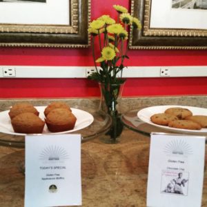 A plate of Gluten Free Muffins and Cookies