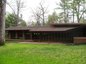 Exterior shot of The Zimmerman House