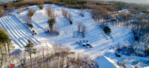 Birds eye view of McIntyre Ski Area